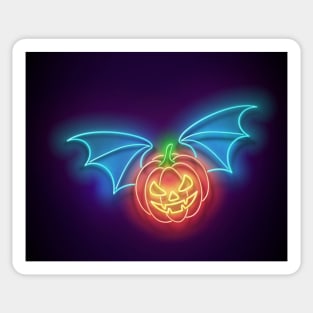 Neon Halloween design Sticker